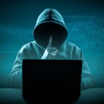 Faceless,Hooded,Hacker,Showing,Silence,Gesture.,Hacker,Attack.,Dangerous,Hooded