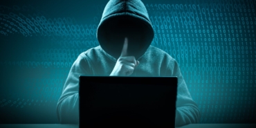 Faceless,Hooded,Hacker,Showing,Silence,Gesture.,Hacker,Attack.,Dangerous,Hooded